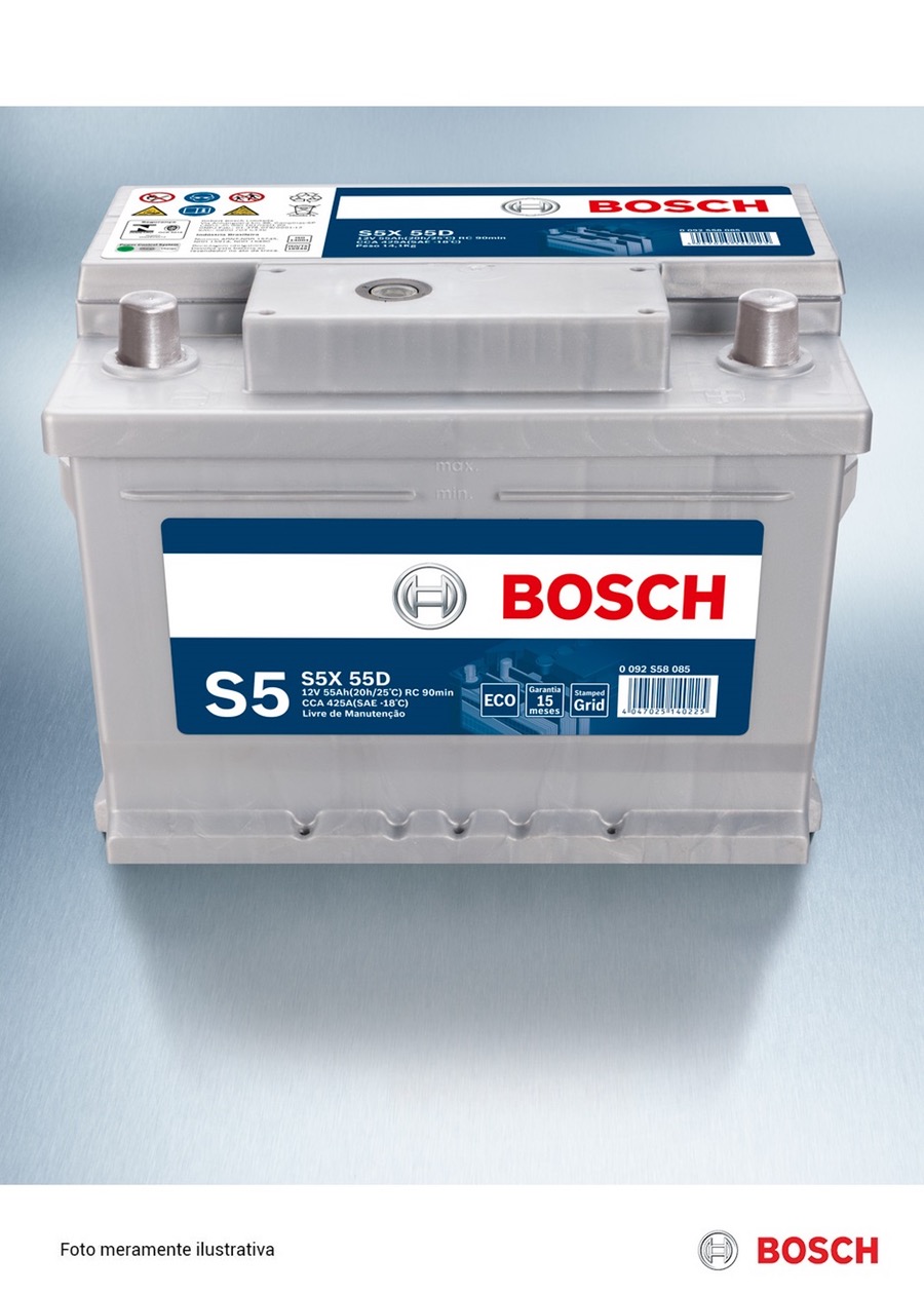 BATERIA S5X 50D - Bosch - 0092S58071 - Unitário