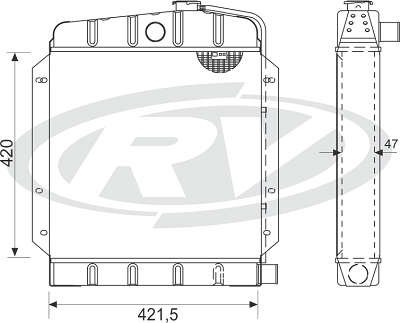 Radiador de Água - Visconde - 19242 - Unitário