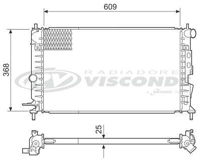 Radiador de Água - Visconde - 12570 - Unitário