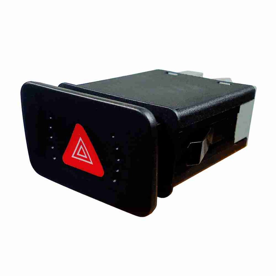 Interruptor de Pisca Alerta Audi/Vw 1J0953235C/ 1J0953235J - 7 Terminais 12V Chave Comutadora - DNI - DNI 2113 - Unitário