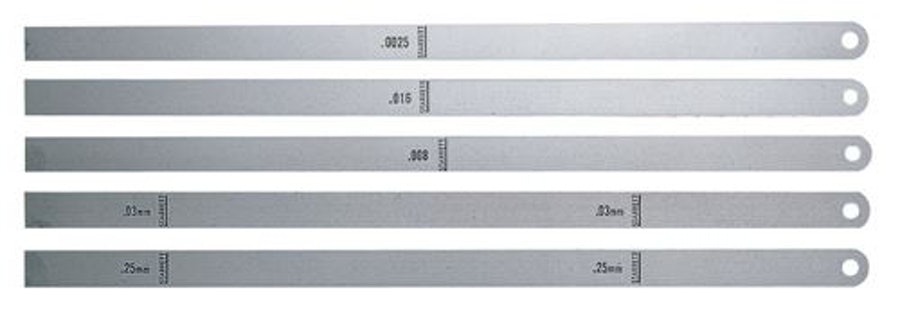 Calibre Folga em Lâmina 0,70mm 12,7x300mm - Starrett - 667M-70 - Unitário
