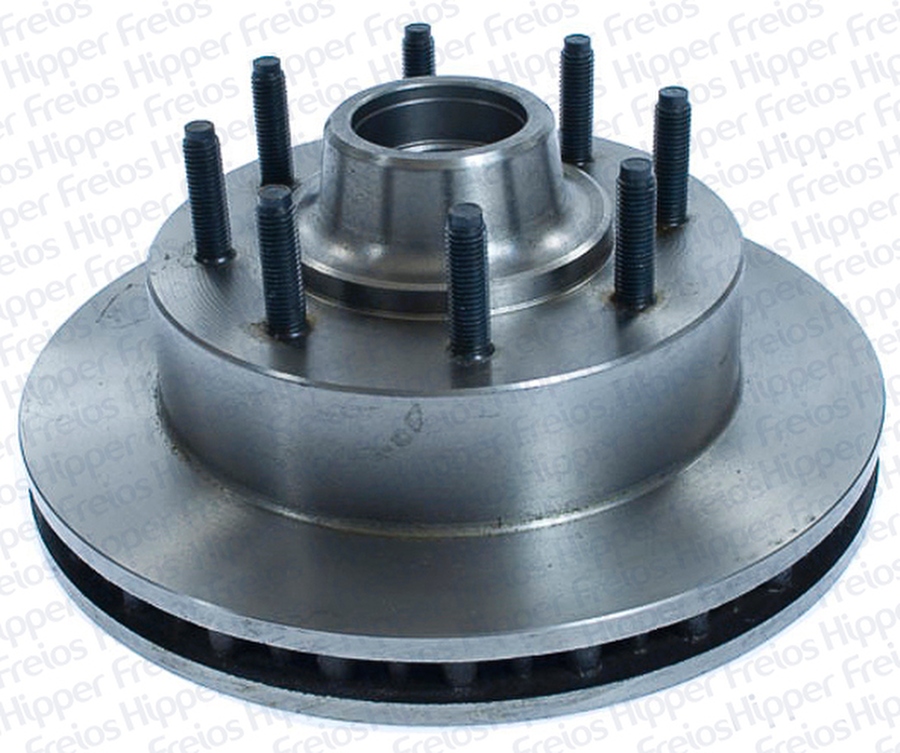 Disco de Freio Ventilado com Cubo - Hipper Freios - HF 251 - Par