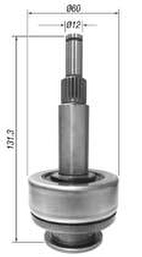 Impulsor de Partida do Motor de Arranque Automotivo Unidade - Zen - 1679 - Unitário