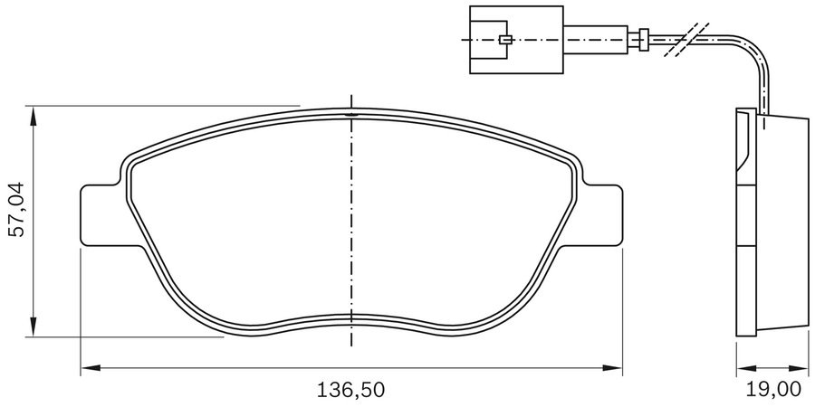 Pastilha de Freio - BB 511-B - Bosch - 0986BB0517 - Jogo