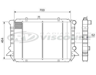 Radiador de Água - Visconde - 19070 - Unitário