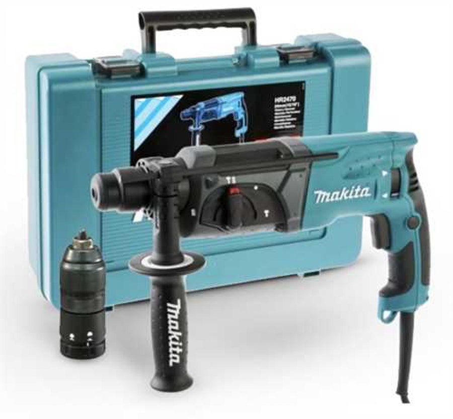 Martelete Perfurador Rompedor 800W HR-2470T - Makita - HR2470T-220V - Unitário