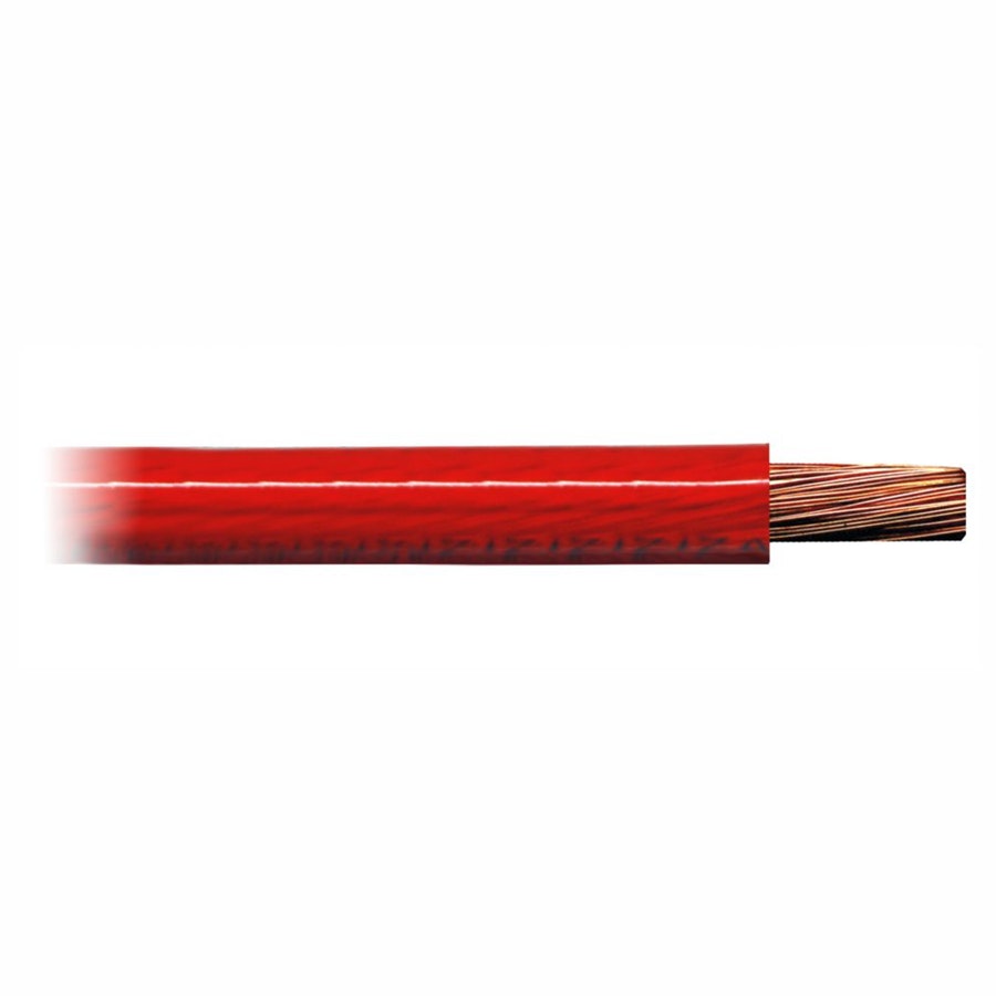 Cabo Flex Cristal Vermelho Para Som Profissional - Rolo 25M - DNI - DNI HFX 2100-CC - Unitário