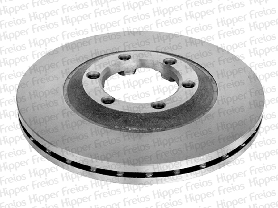 Disco de Freio Ventilado Dianteiro Sem Cubo 300mm 88mm 6 Furos 27,2mm - Hipper Freios - HF 21E - Unitário