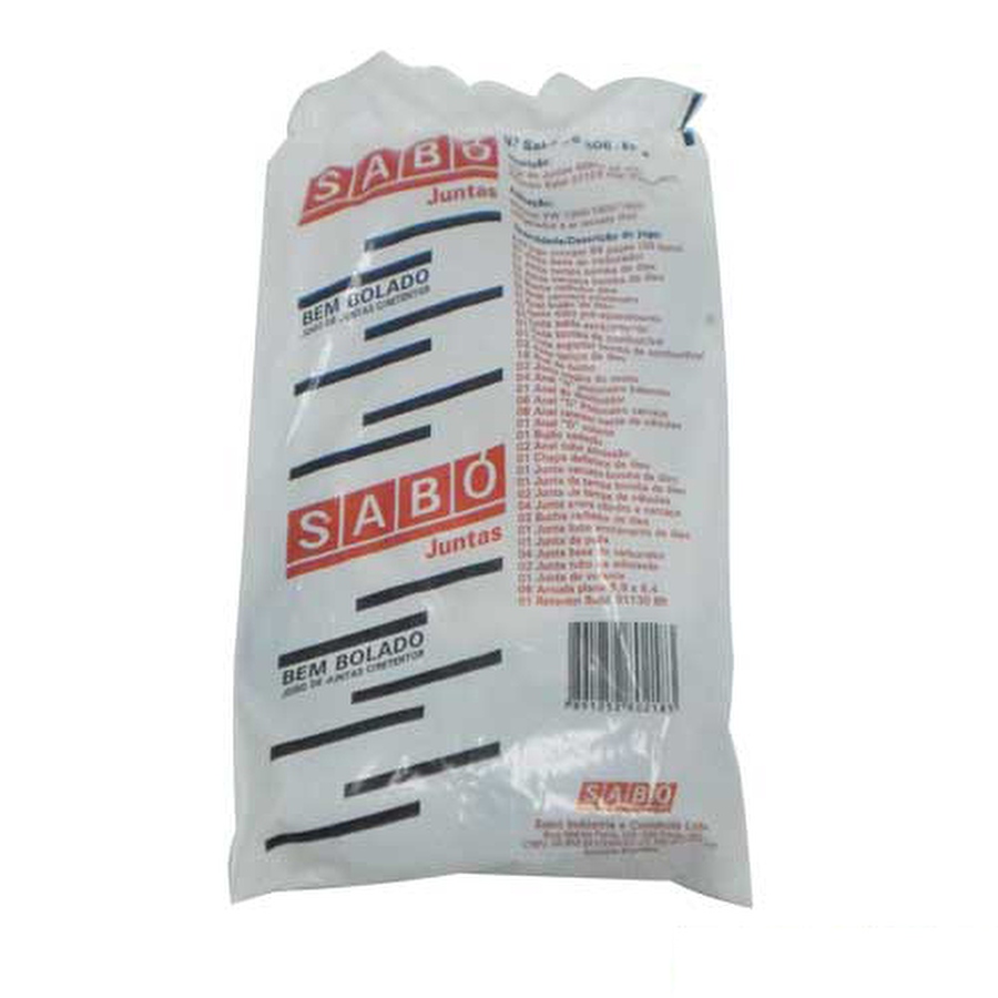 Jogo de Juntas do Motor Completo Preto Para Motor Automotivo - Sabó - 46606EF8 - Unitário