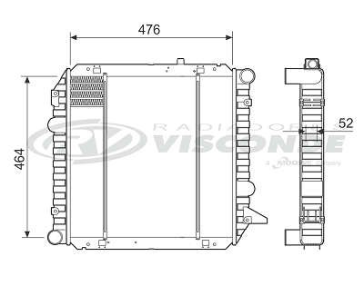 Radiador de Água - Visconde - 19071 - Unitário