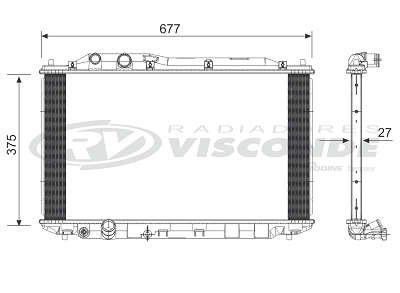 Radiador de Água - Visconde - 12600 - Unitário