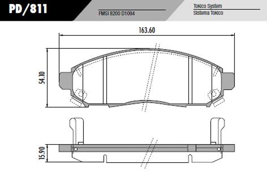 Pastilha de Freio - Fras-le - PD/811 - Jogo