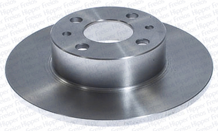 Disco de Freio Sólido Sem Cubo Traseiro 251mm 50,5mm 4 Furos - Hipper Freios - HF 30A - Par