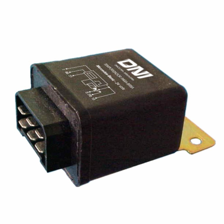 Relé do Limpador de Para-Brisa com Lavagem Caio / Mercedes-Benz / Fiat / Marcopolo - 24V 6 Terminais - DNI - DNI 0822 - Unitário