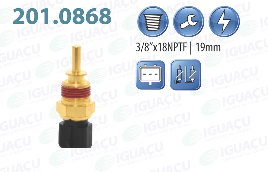 Sensor de Temperatura de Água