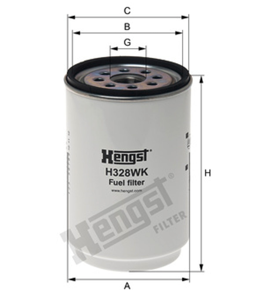 Elemento Filtro Combustível - Hengst - H328WK - Unitário