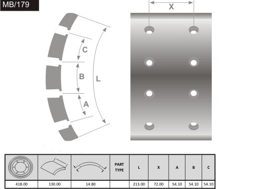 Mb/179 - Fras-le - MB/179 - Par
