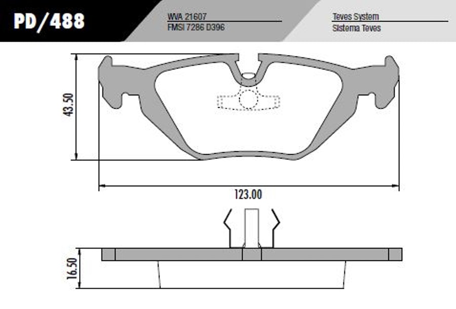 Pastilha de Freio - Fras-le - PD/488 - Jogo