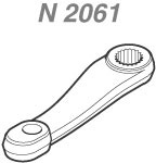 Braço Pitman - Nakata - N 2061 - Unitário