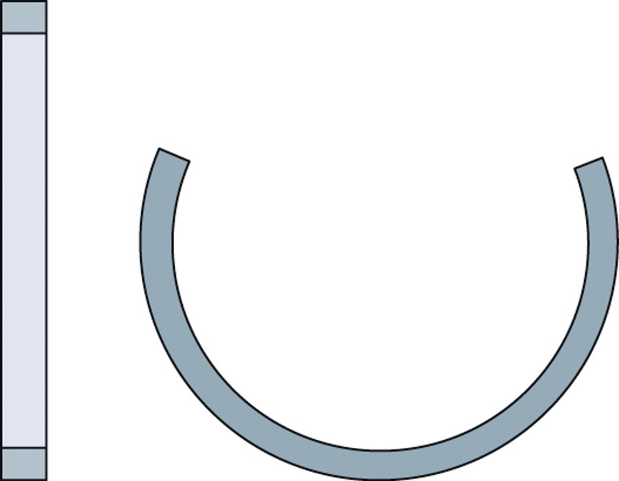 Anel de bloqueio - SKF - FRB 17/290 - Unitário