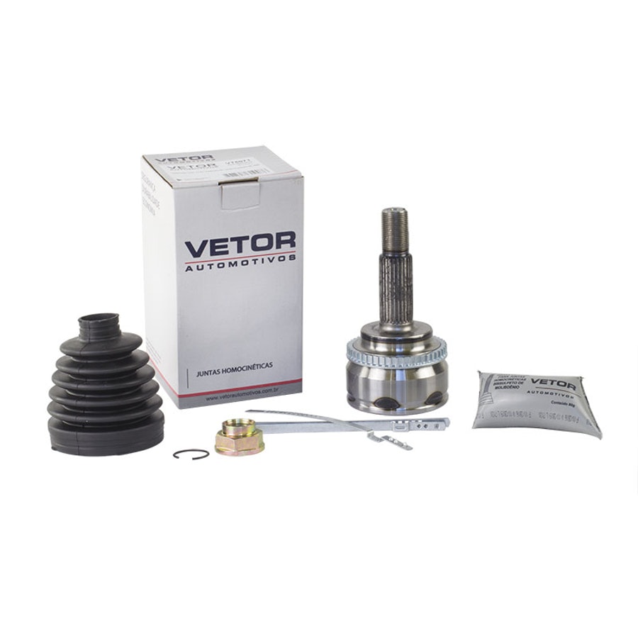 Junta Homocinética Roda Toyota Corolla 1.6 1.8 2002 a 2014 Vetor - Vetor - VT5071 - Unitário