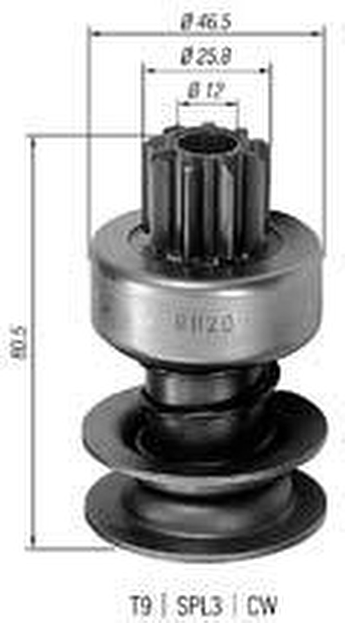 Impulsor de Partida do Motor de Arranque - Zen - 0020 - Unitário