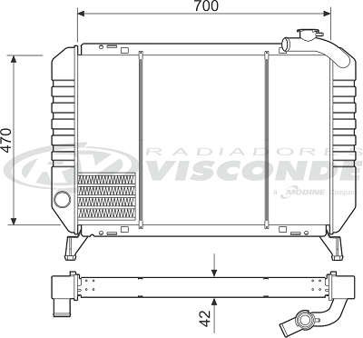 Radiador de Água - Visconde - 19079 - Unitário