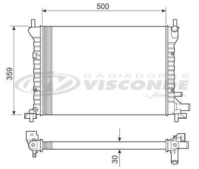 Radiador de Água - Visconde - 12582 - Unitário
