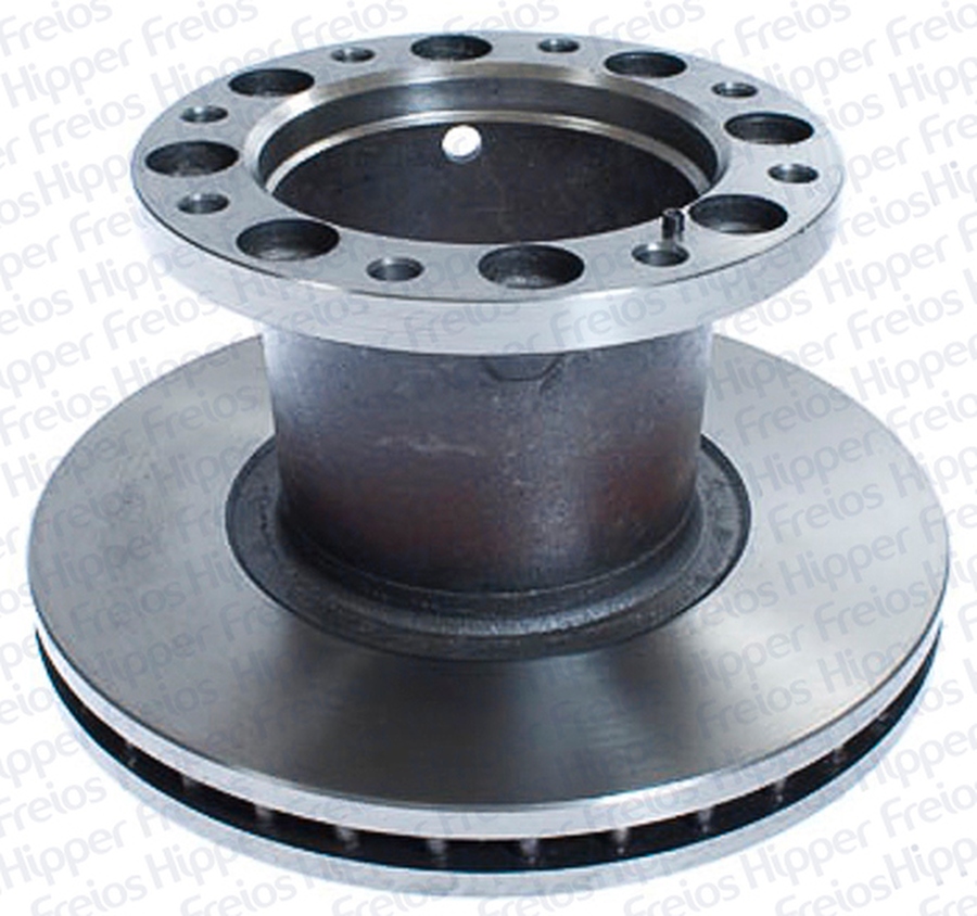 Disco de Freio Ventilado sem Cubo - Hipper Freios - HF 58 - Par