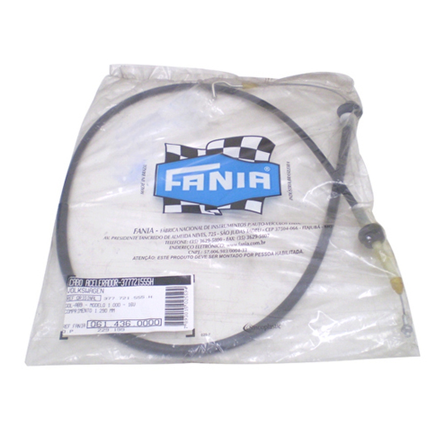 Cabo do Acelerador - Fania - 61-436 - Unitário