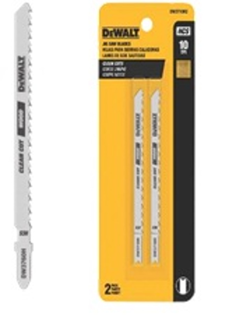 Lâmina Serra Tico-Tico Encaixe T 12 Dentes 5 peças - DeWalt - DW3765H - Unitário