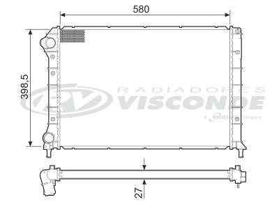 Radiador de Água - Visconde - 12208 - Unitário