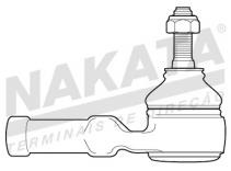 Terminal de Direção Dianteiro Leve Lado Direito/Esquerdo Automotivo Linha Dianteira - Nakata - N 92017 - Unitário