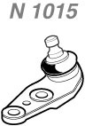 Pivô de Suspensão Dianteiro Direito Linha Leve Automotivo - Nakata - N 1015 - Unitário