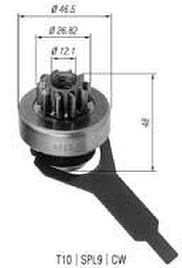 Impulsor de Partida do Motor de Arranque - Zen - 0823 - Unitário