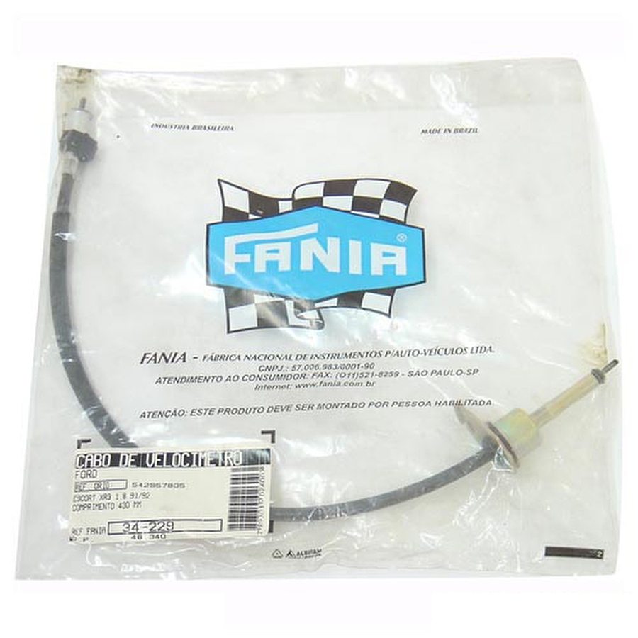 Cabo do Velocímetro - Fania - 34-229 - Unitário