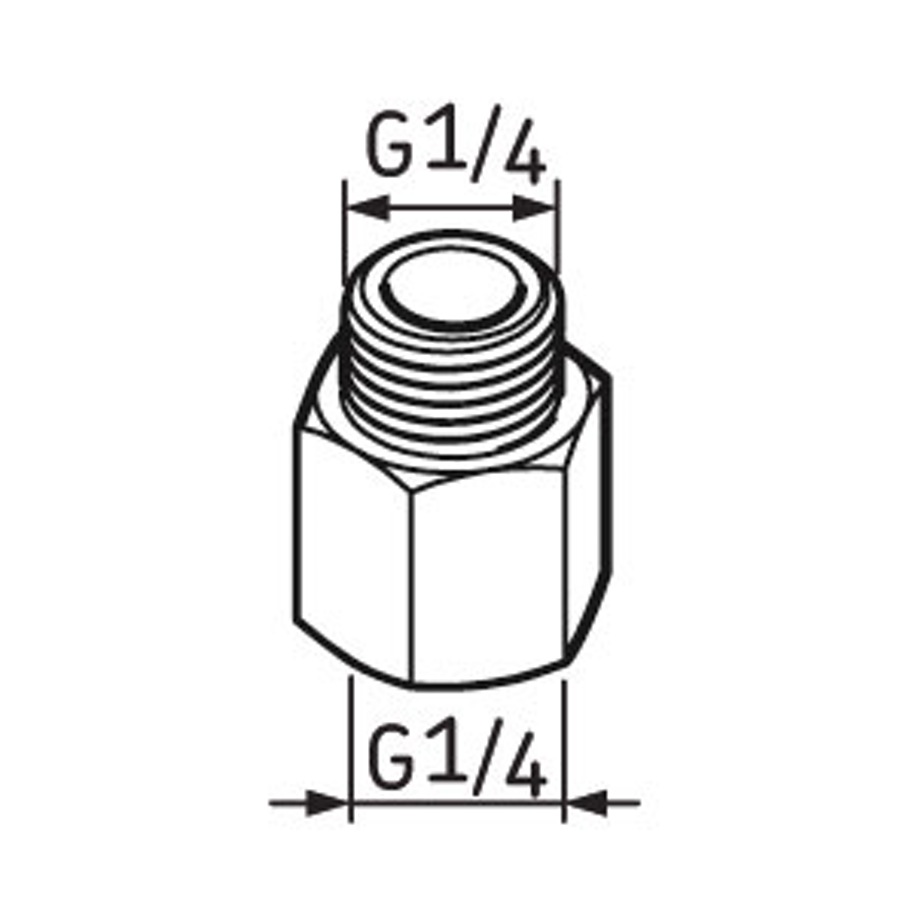 Pino graxeiro G1/4 – G1/4 - SKF - LAPN 1/4 - Unitário
