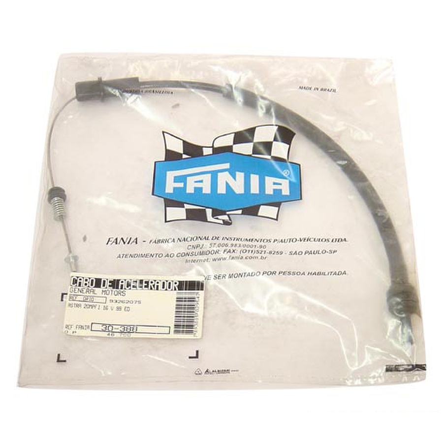 Cabo do Acelerador - Fania - 30-388 - Unitário