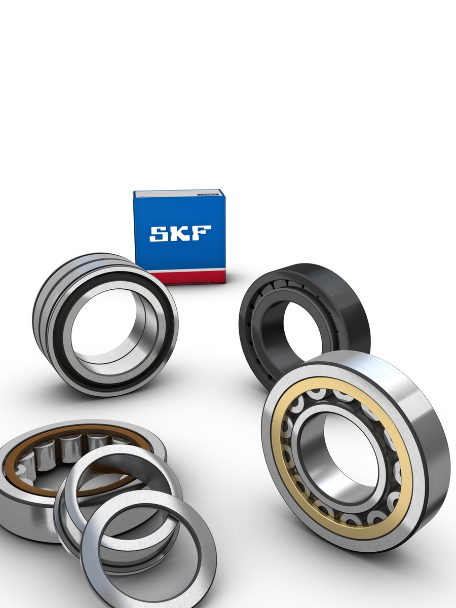 Rolamento de rolos cilíndricos - SKF - NUP 2208 ECP - Unitário