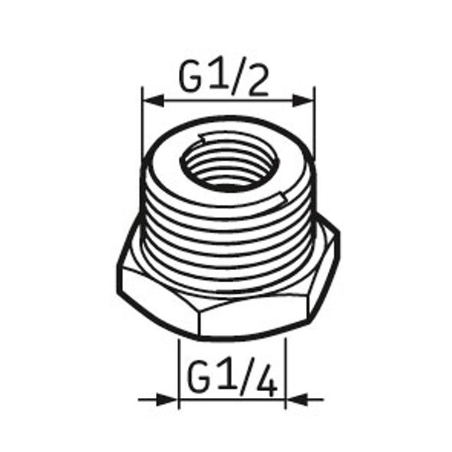 Pino graxeiro G1/4 – G1/2 - SKF - LAPN 1/2 - Unitário