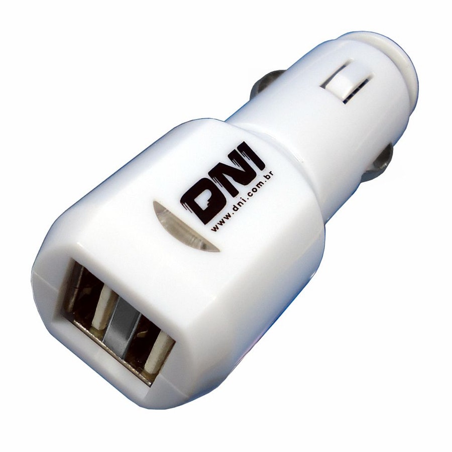 Carregador Automotivo Universal Bivolt C/ 2 Portas Usb - DNI - DNI 0585 - Unitário