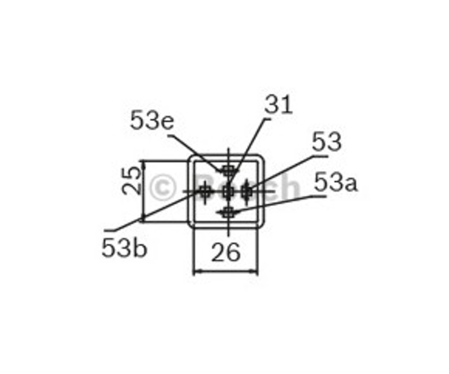 Motor do Limpador de Parabrisa - Bosch - F006B20137 - Unitário