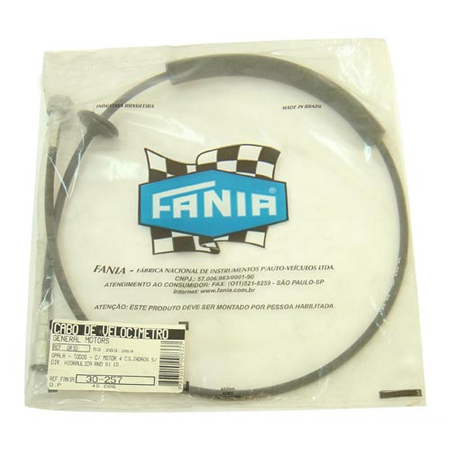 Cabo do Velocímetro - Fania - 30-257 - Unitário