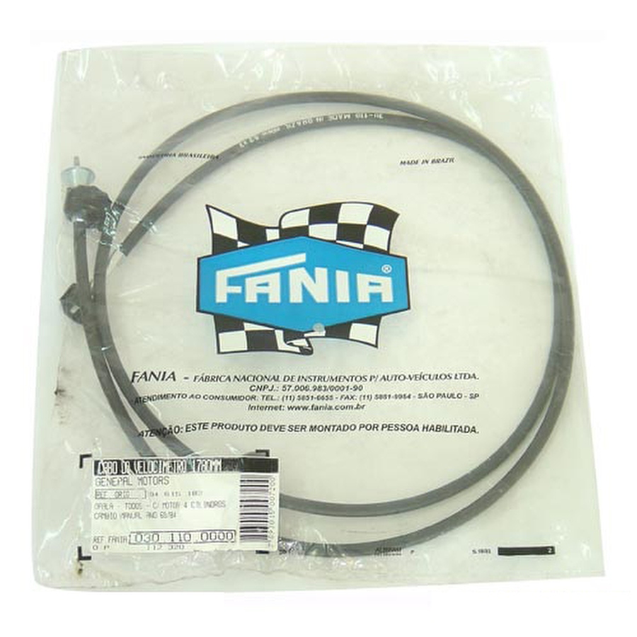 Cabo do Velocímetro - Fania - 30-110 - Unitário