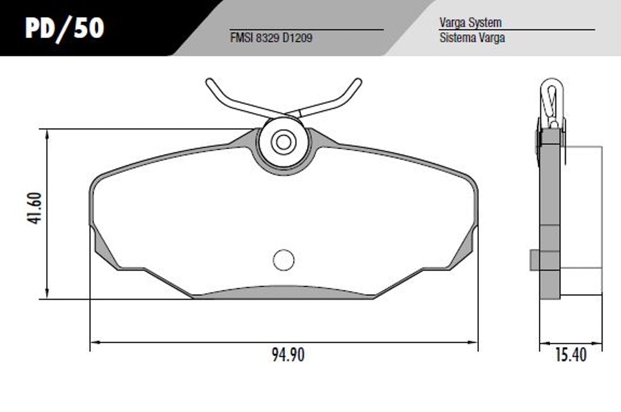 Pastilha de Freio - Fras-le - PD/50 - Jogo