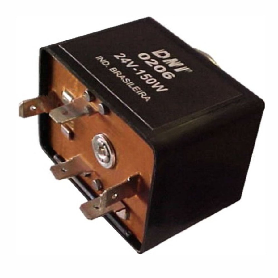 Relé Auxiliar Acionamento do Ar Condicionado e das Portas Mercedes-Benz 3645427519-24V 5 Terminais - DNI - DNI 0206 - Unitário