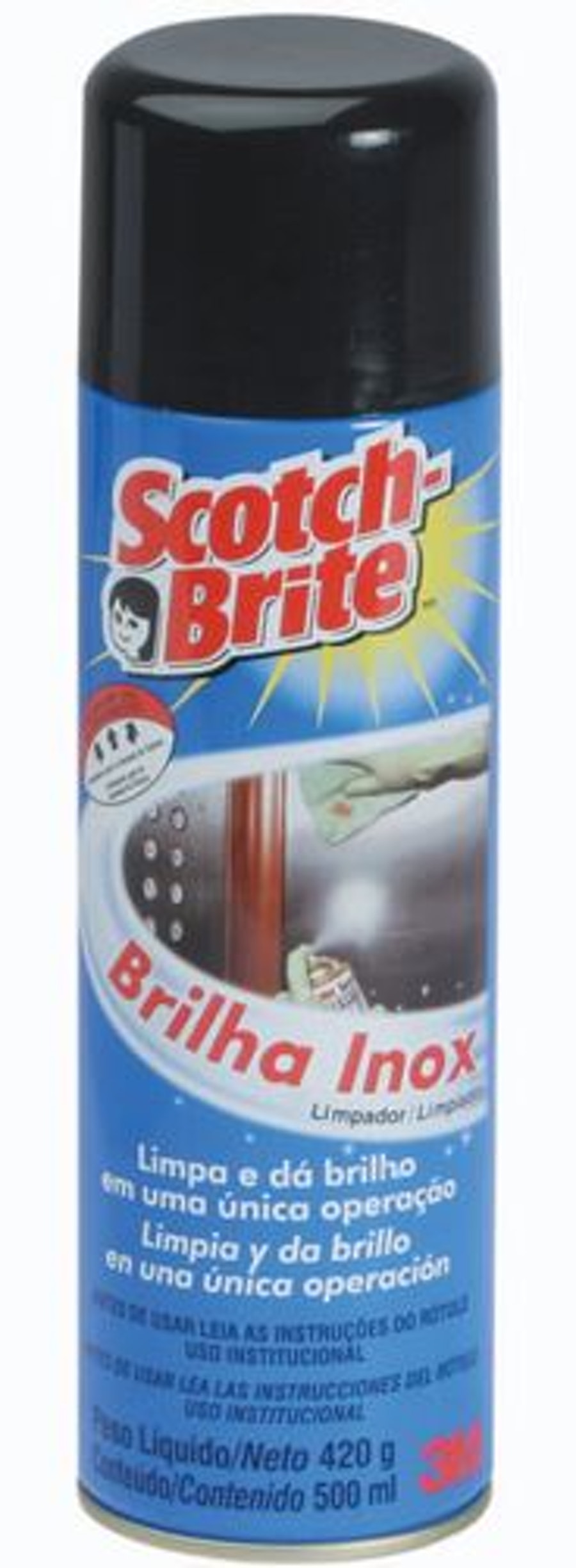 Brilha Inox Aerosol 400ml