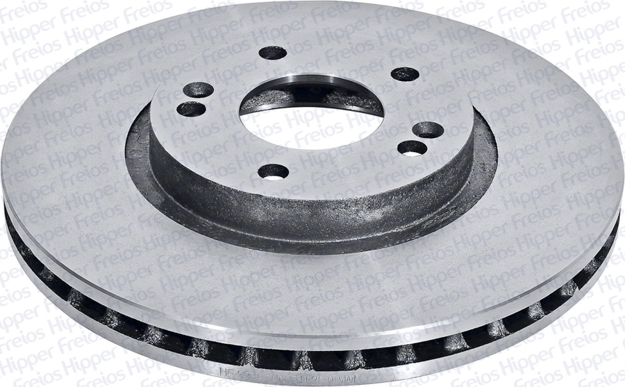 Disco de Freio Ventilado sem Cubo - Hipper Freios - HF 327A - Par