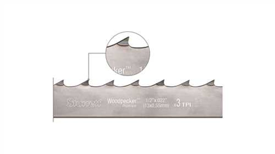 Serra Fita Aço Carbono para Madeira 5,80x19mm 3 Dentes WPP19X3/P - Starrett - WPP19X3/P-5,80 - Unitário
