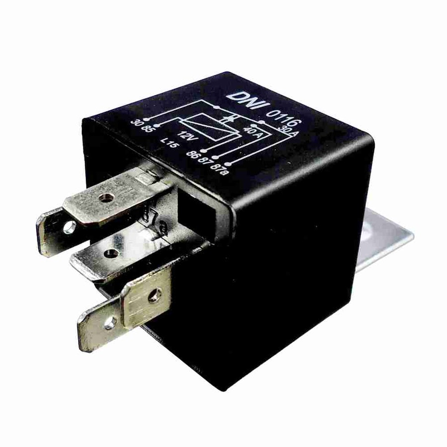 Relé Auxiliar Reversor 12V 5 Terminais para Audi VW Iveco Mercedes-Benz Linha Pesada - DNI - DNI 0116 - Unitário